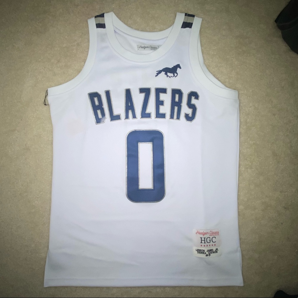 Lebron James Jr. High school Sierra Canyon Jersey.
